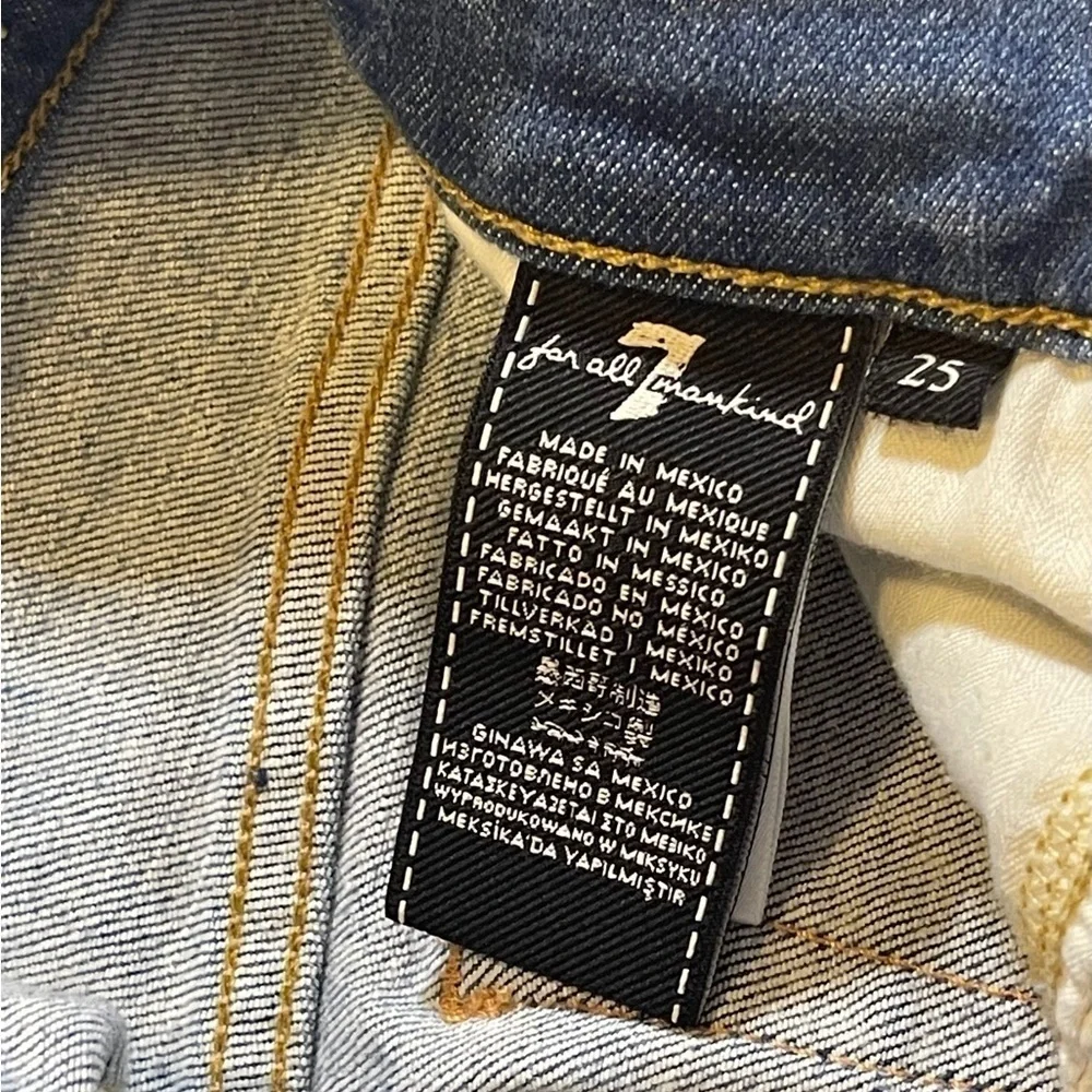7 For All Mankind Women’s “The Skinny” Jeans Size 25 - Picture 13 of 15
